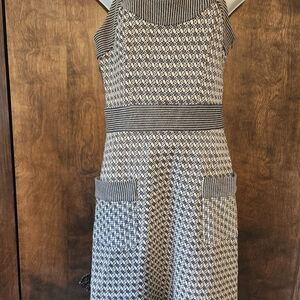 Diane Von Furstenberg Elegant Black and White Women's Dress